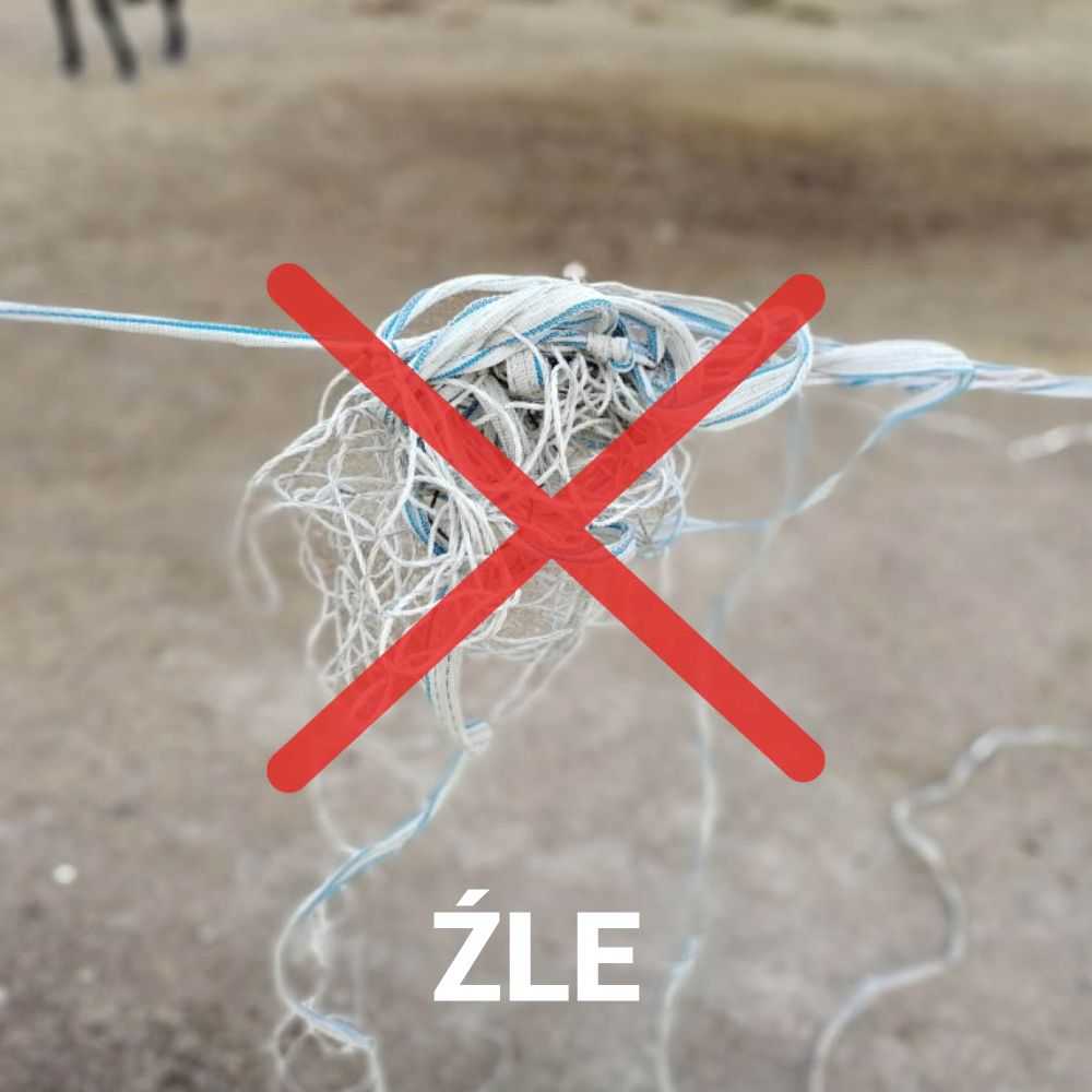 Chybná ukázka spojování uzlů