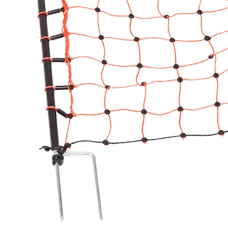 Sada elektrického ohradníku se sítí pro drůbež, husy, kachny - síťový zdroj - síť 50 m, 112 cm