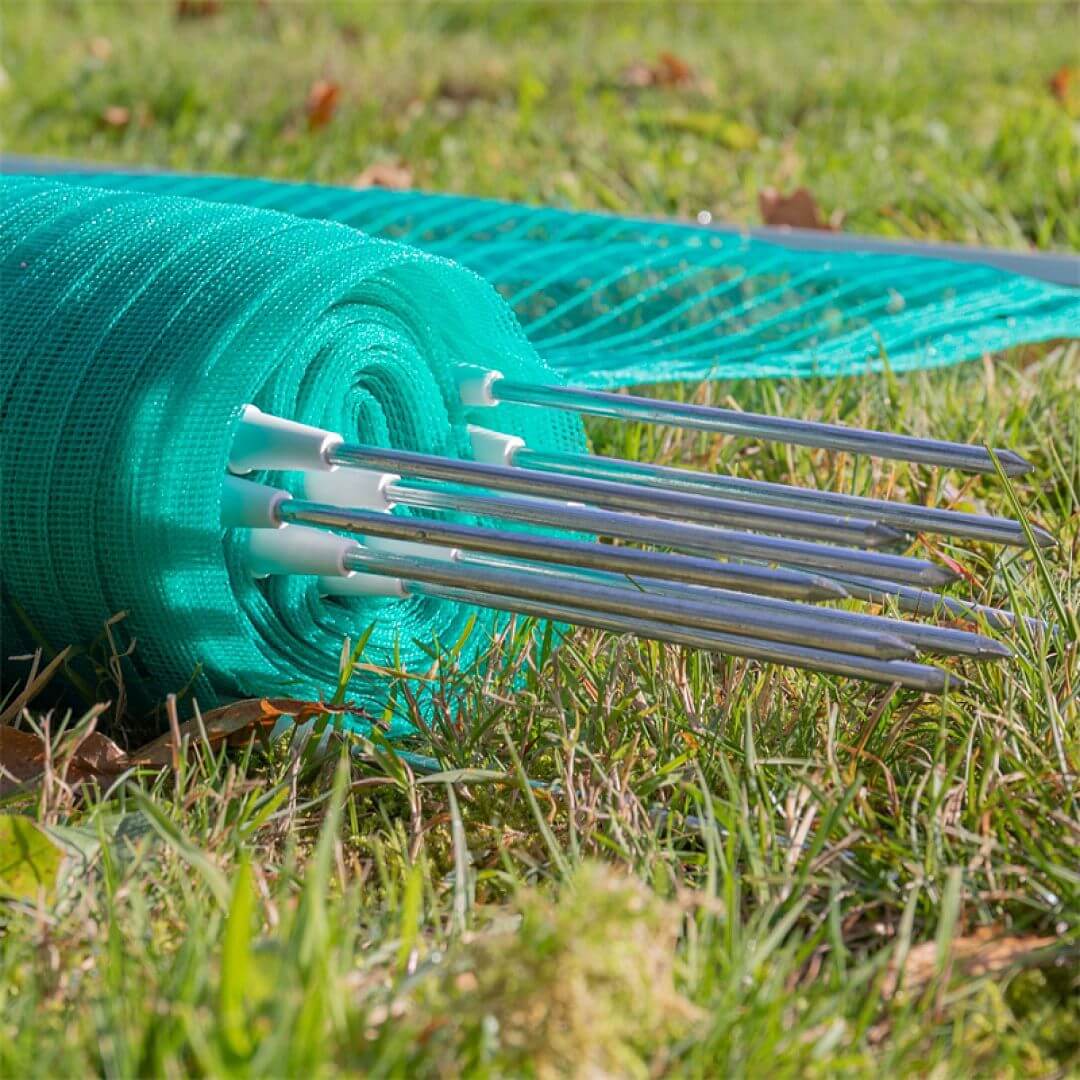 Univerzální zelená ohradníková síť, nevodivá FIX, délka 20 m, výška 80 cm