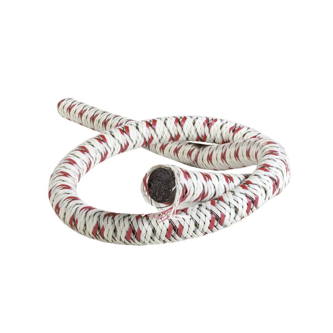 Náhradní gumové elastické lano/provaz pro bránu ohradníku, průměr 7mm, flexibilní, vodivé, 1 m