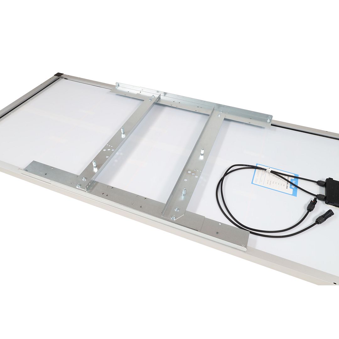 Basic sada solární ohradník - Držák zemní vrut, regulátor 10 A, konzole a panel 200 W