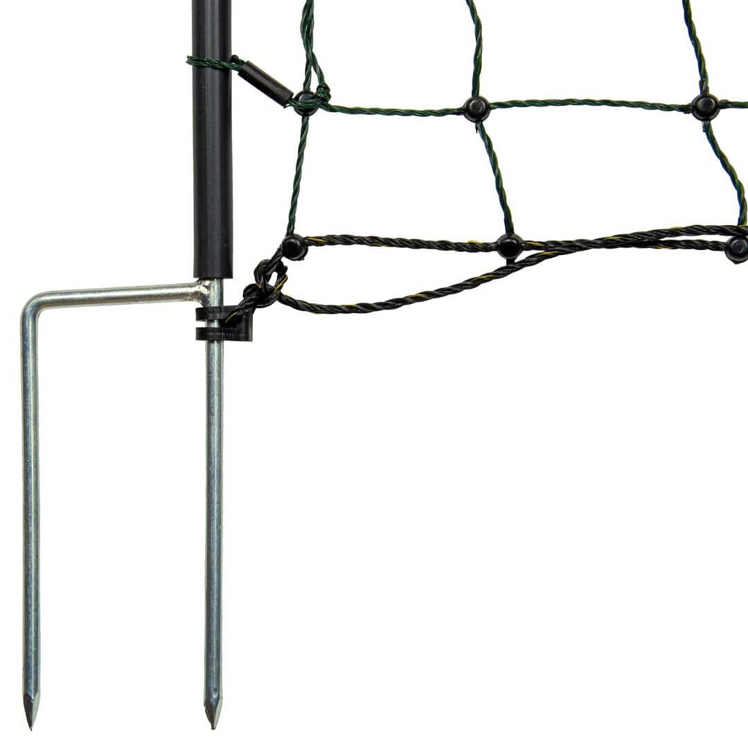 Elektrická ohradníková síť pro drůbež, výška 120 cm, délka 50 m, dvojitý hrot