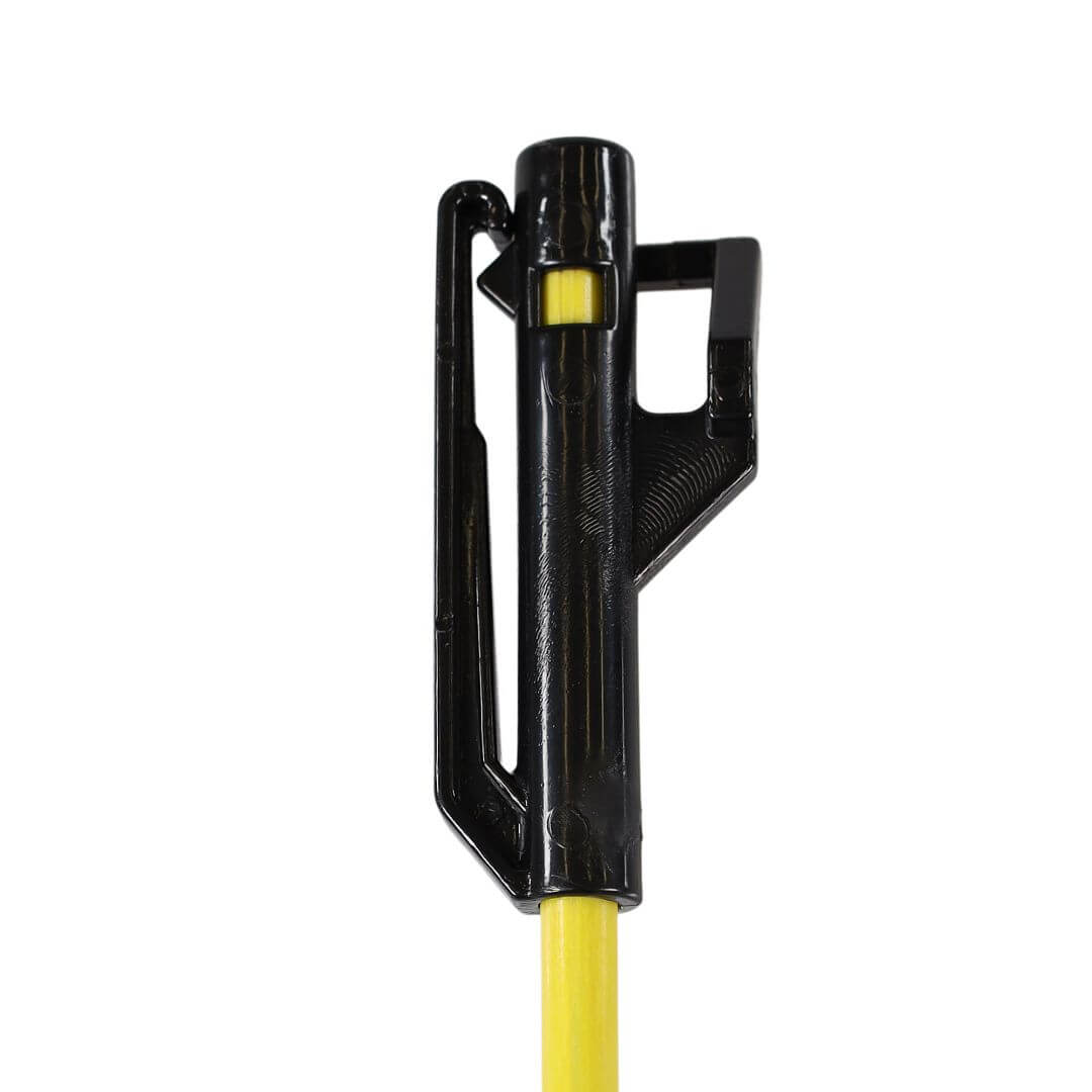 Sklolaminátový oválný sloupek pro elektrický ohradník 110 cm, nášlap a hrot, 4 izolátory - 10 ks