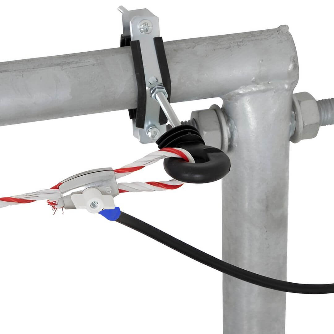 Sada pro elektrifikaci kovové brány pro elektrický ohradník