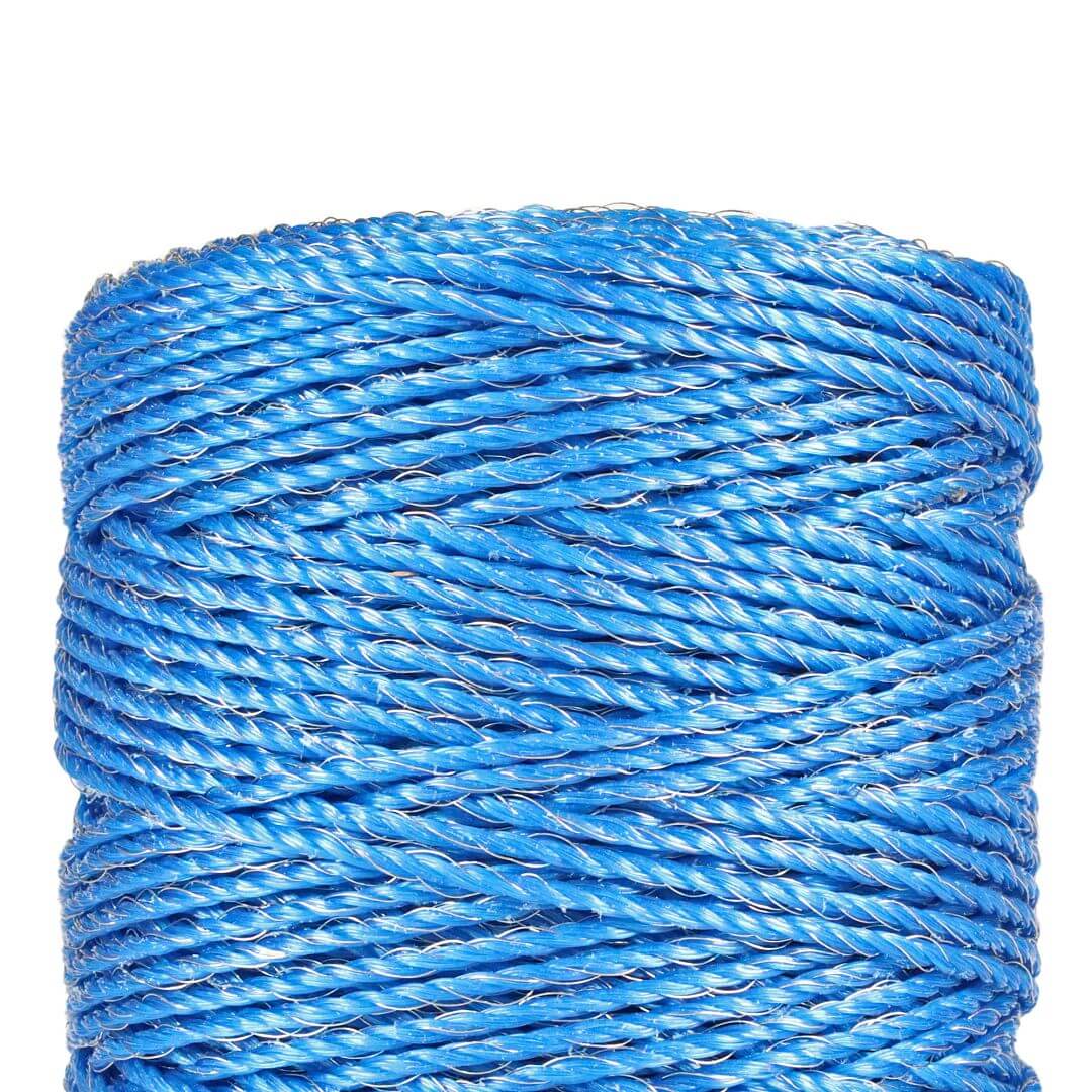 Lanko pro elektrický ohradník, průměr 2,5 mm, modré, délka 200 m
