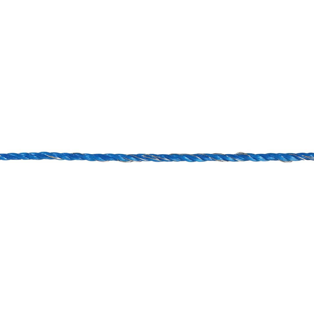Lanko pro elektrický ohradník, průměr 2,5 mm, modré, délka 200 m