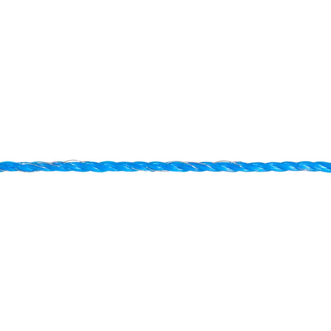 Lanko pro elektrický ohradník, průměr 3 mm, modré, délka 800 m