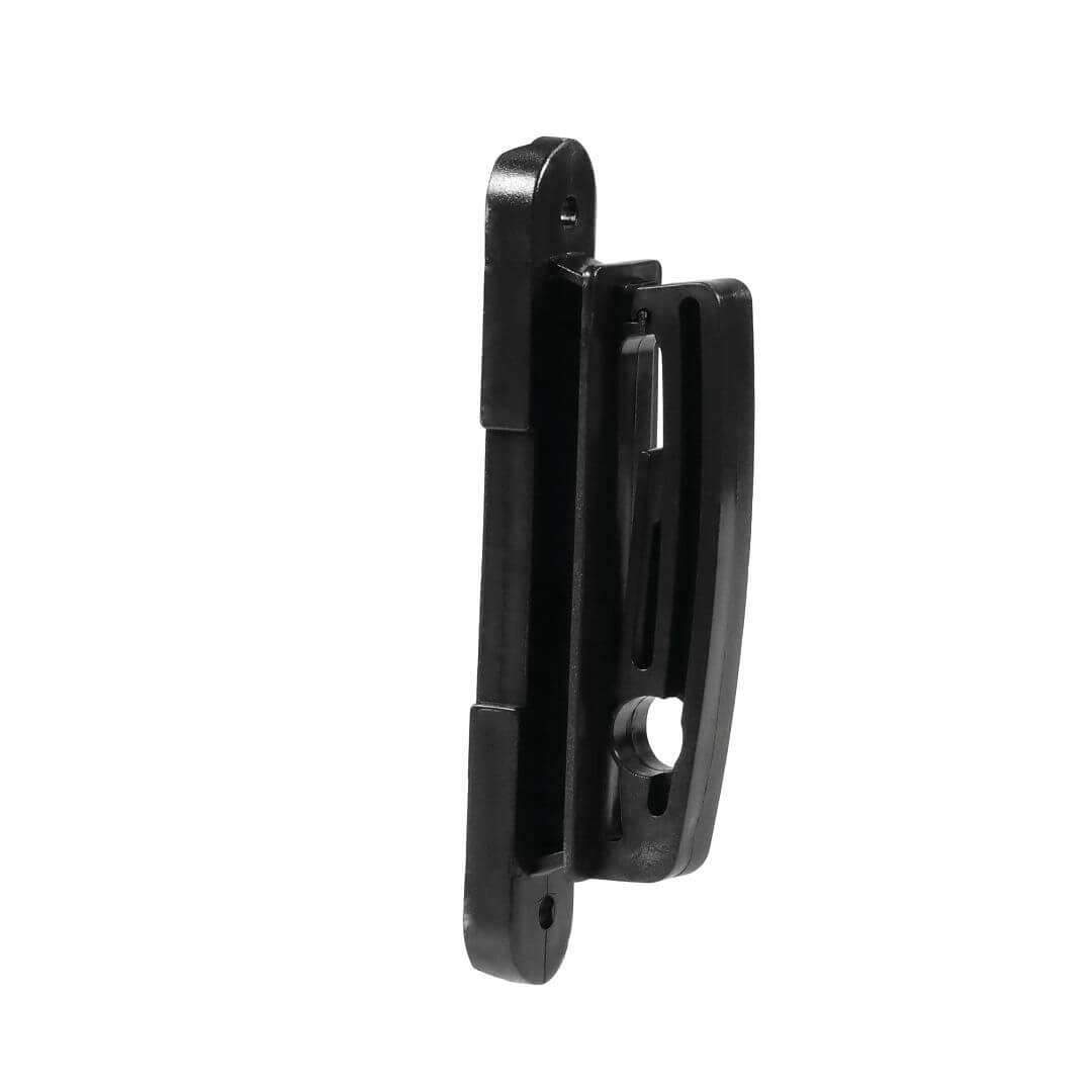 Plochý izolátor s klipem pro ohradníkovou pásku do 60 mm nebo lano, na vruty - 10 ks