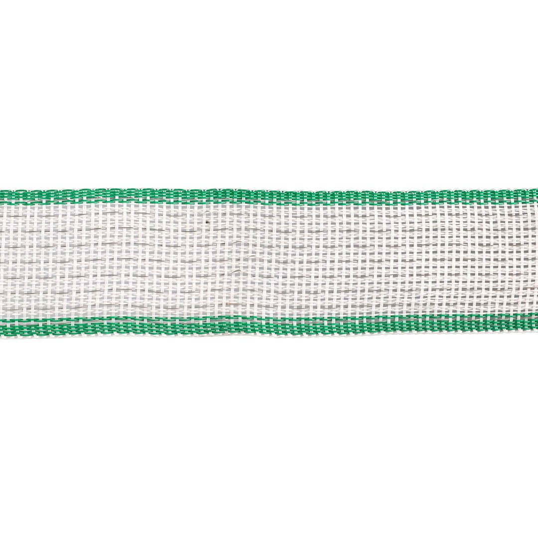 Páska pro elektrický ohradník, šířka 40 mm, zeleno-bílá, délka 200 m