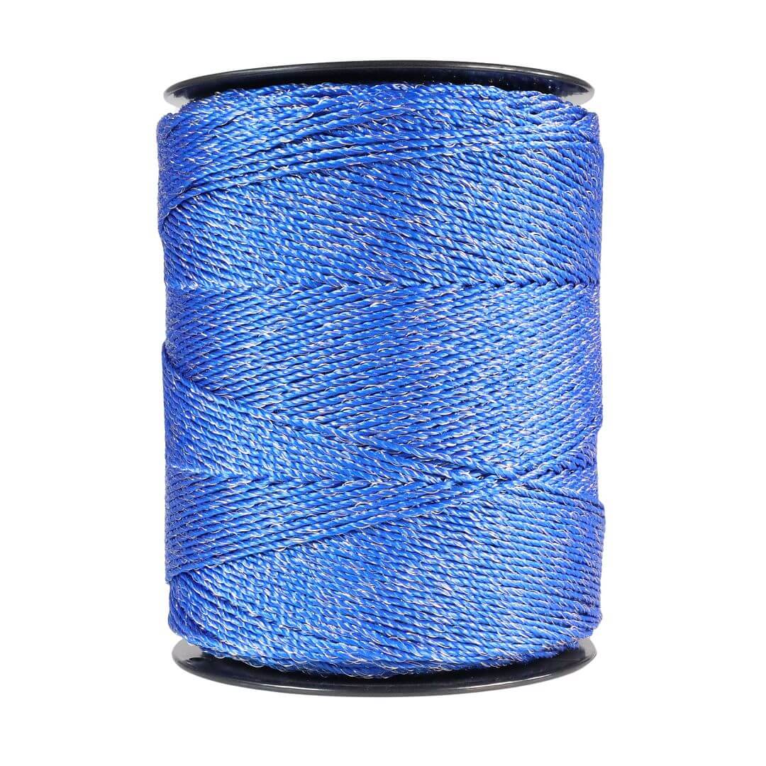 Lanko pro elektrický ohradník, průměr 3 mm, modré, délka 1000 m, 0,17 Ω/m
