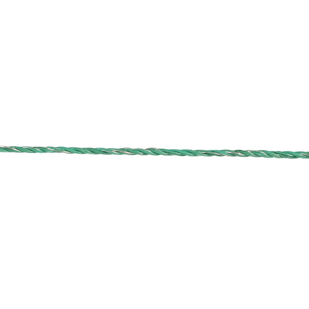 Lanko pro elektrický ohradník, průměr 2,5 mm, zelené, délka 400 m