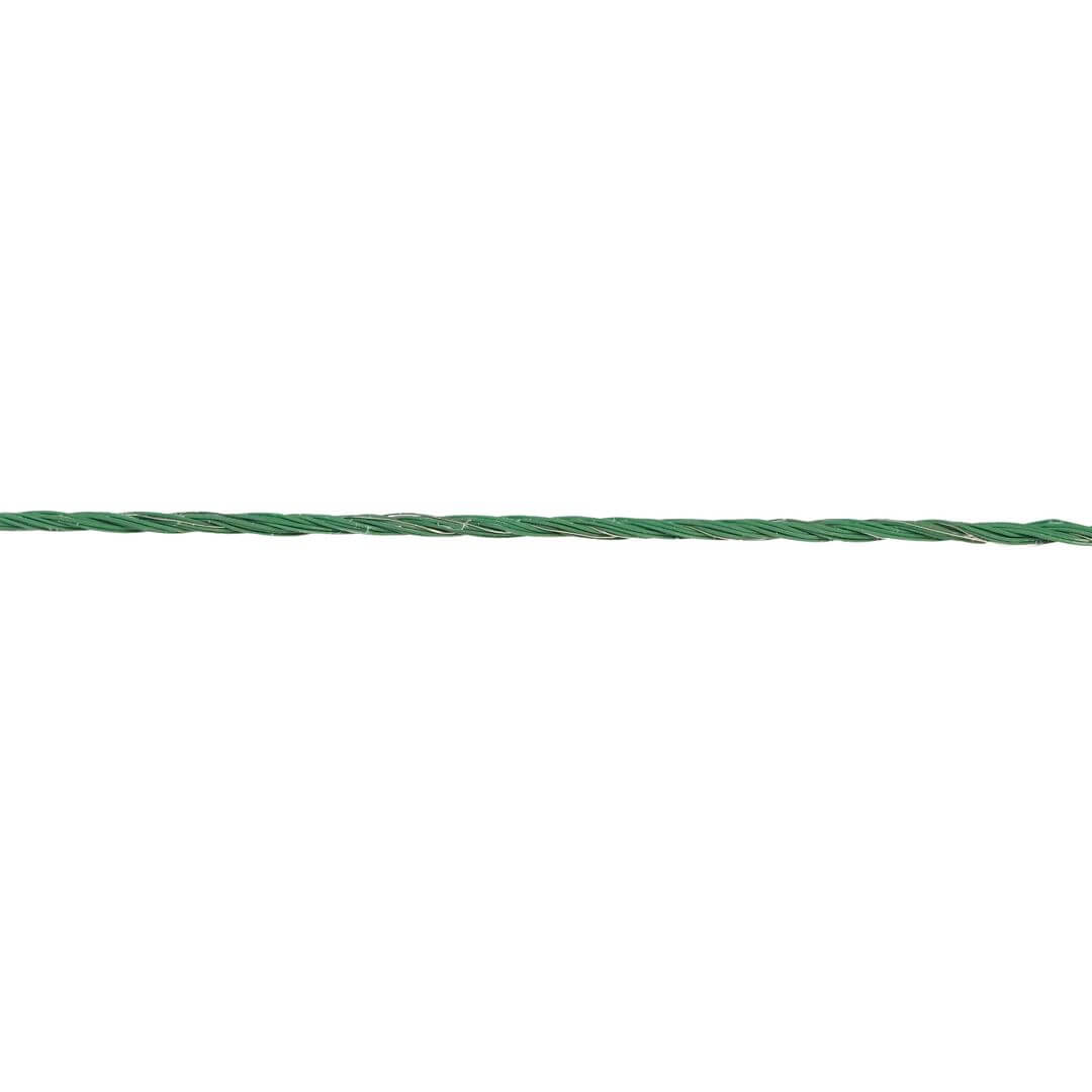 Lanko pro elektrický ohradník, průměr 2,5 mm, zelené, délka 250 m
