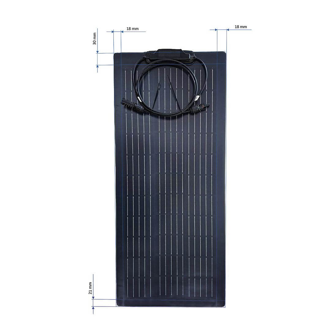 Flexibilní solární panel s výkonem 100 W