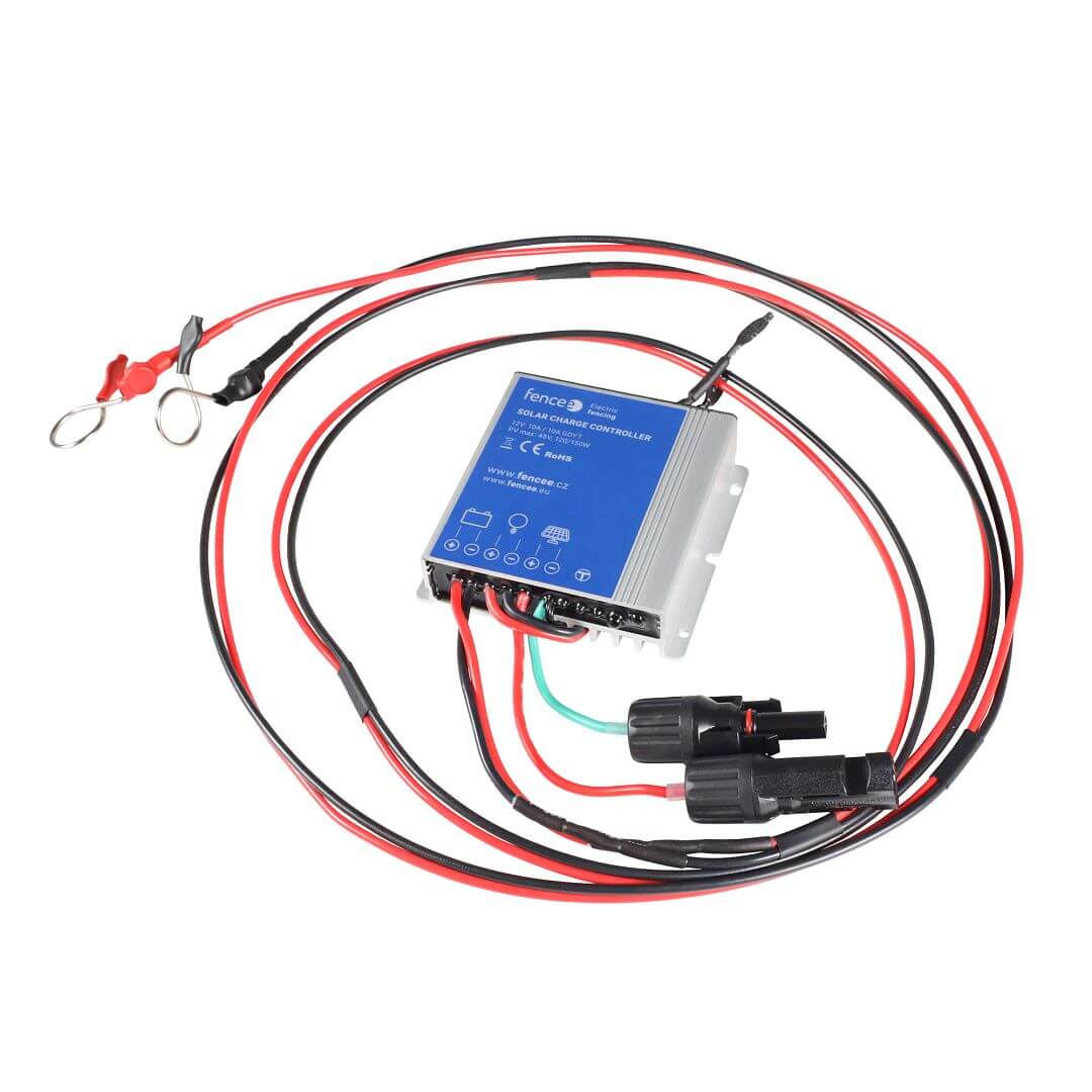 Sada solární elektrický LTE ohradník s výkonem 8 J, solární panel 200 W, regulátor a 12V baterie 95 Ah