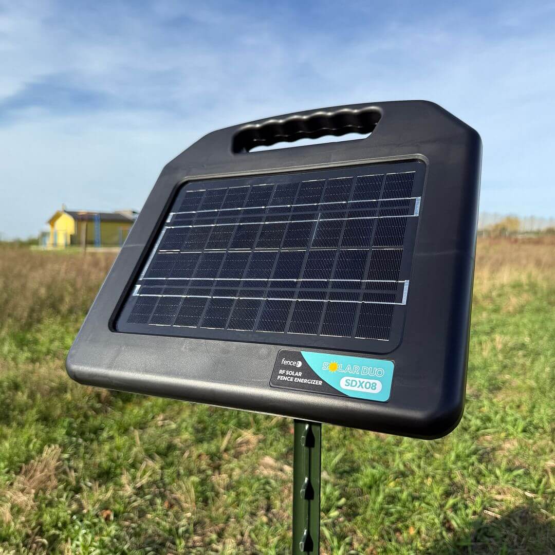 Solární přenosný zdroj pro elektrický ohradník fencee solar DUO SD05