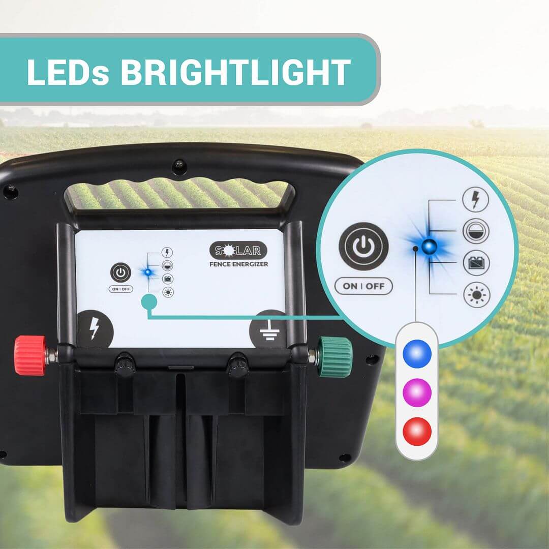 Solární přenosný zdroj pro elektrický ohradník fencee solar DUO SD05