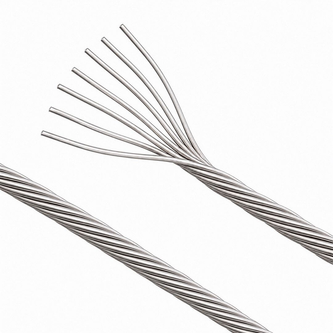 Hliníkové lanko pro elektrický ohradník, průměr 1,8 mm, 500 m