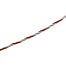 Lanko pro elektrický ohradník, 3 mm, bílo-červené - detail vodiče