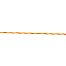 Lanko pro elektrický ohradník, průměr 2 mm, žluto-oranž, 500 m