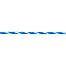 Lanko pro elektrický ohradník, průměr 3 mm, bílo-modré, 0,2 Ω/m