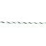 Lanko pro elektrický ohradník, průměr 3 mm, zeleno-bílé, délka 400 m, 0,1 Ω/m