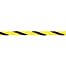 Lano pro elektrický ohradník, průměr 6 mm, žluto-černé, délka 200 m