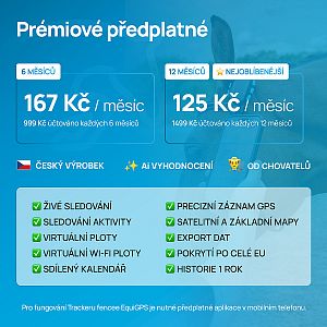 Funkce a vlastnosti aplikace fencee EquiGPS