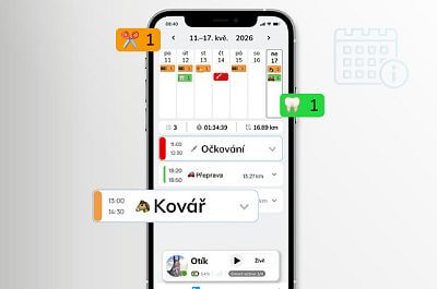 Kalendář záznamů a událostí