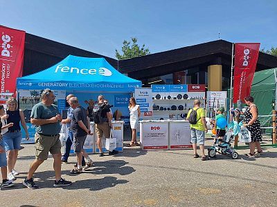 Prezentace produktů na stánku