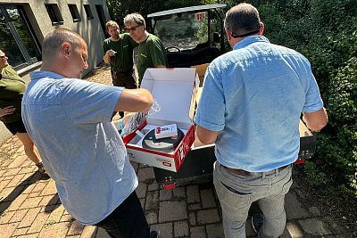 Příprava zapojení chytrého generátoru do lvího výběhu