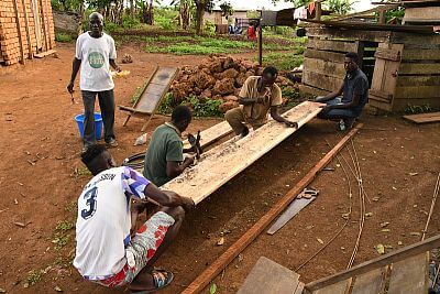 Výroba formy na betonové sloupky