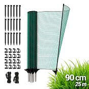 Univerzální zelená ohradníková síť, nevodivá FLEX, délka 25 m, výška 90 cm