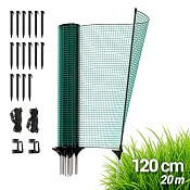 Univerzální zelená ohradníková síť, nevodivá FIX, délka 20 m, výška 120 cm