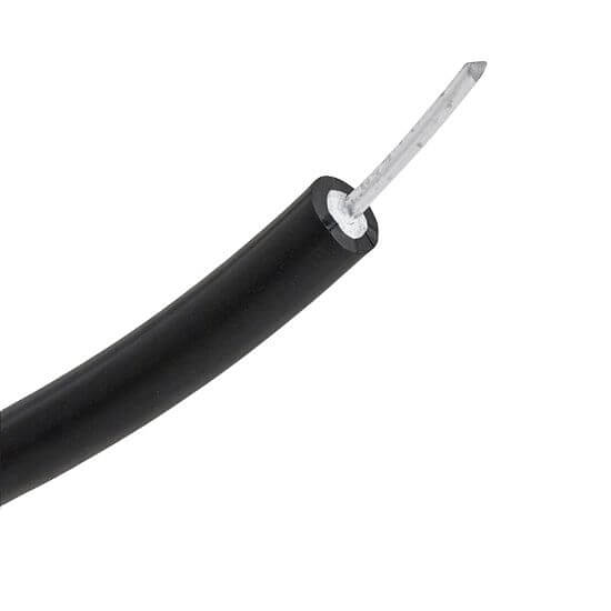 Vysokonapěťový hliníkový kabel průměr 2,5 mm pro elektrický ohradník, dvojitá izolace - 100 m