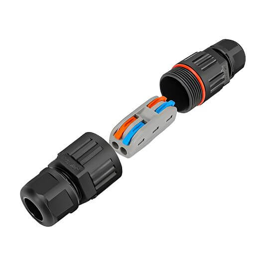 Vodotěsná spojka vysokonapěťového kabelu pro vodiče do Ø 2,5 mm