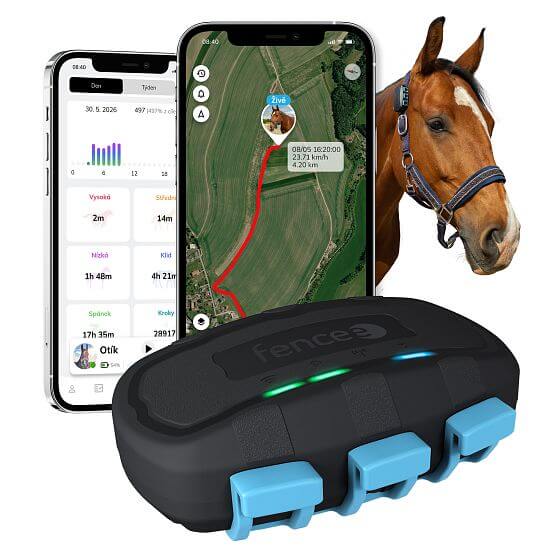 Chytrý lokátor pro koně fencee EquiGPS Track