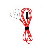 Kabel červený připojovací k Monitoru MX10, pro elektrický ohradník - 300 cm