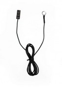 Kabel černý zemnící k Monitoru MX10, pro elektrický ohradník - 150 cm
