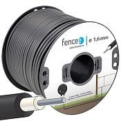 Vysokonapěťový ocelový kabel s průměrem 1,6 mm pro elektrický ohradník - 20 m