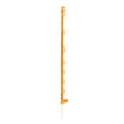 Sloupek plastový pro elektrický ohradník, délka 105 cm, 9 oček, oranžový