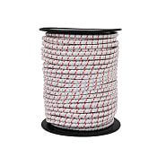 Náhradní gumové elastické lano/provaz pro bránu ohradníku, průměr 7mm, flexibilní, vodivé, 50 m