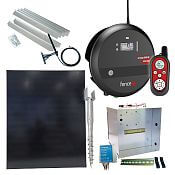 Premium solar fence kit - Complete transport box + 10 J Smart RF energizer energy DUO, 200 W panel
