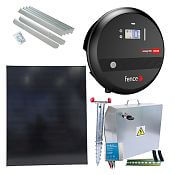 Premium solar fence kit - Complete security box + energizer 10 J, solar panel 200 W