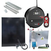 Premium solar fence kit - Complete security box + Smart energizer 15 J, solar panel 200 W