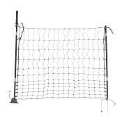 Vstupní branka k síti pro elektrický ohradník, výška 110 cm, šířka 125 cm, dvojitý hrot