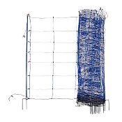 Modrá síť pro elektrický ohradník pro ovce, výška 108 cm, délka 50 m, dvojitý hrot