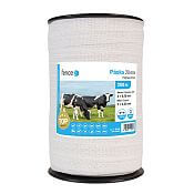 Páska pro elektrický ohradník, šířka 20 mm, bílá, 200 m,  0,19 Ω/m