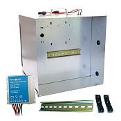 Transport box for fencee energizer and battery, Regulator 10 A for solar panel 200 W .