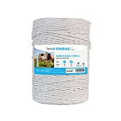 Lanko pro elektrický ohradník, průměr 2,5 mm, bílé, délka 250 m