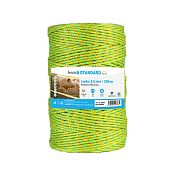 Lanko pro elektrický ohradník, průměr 2,5 mm, neon žluto-zelené, délka 200 m